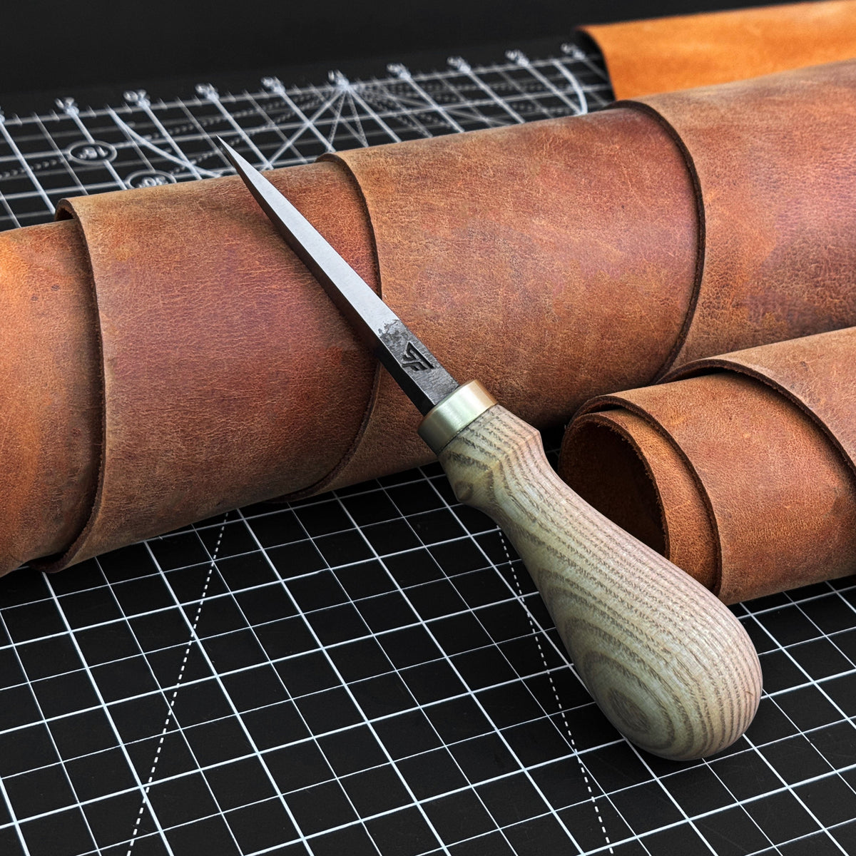 Hand-Forged Leather Awl