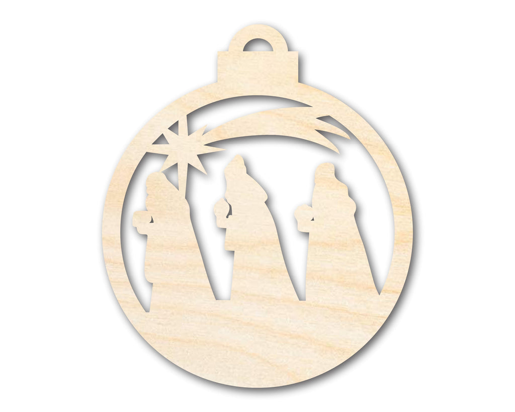 Unfinished Wood Bethlehem Nativity Ornament Shape - Christmas - Craft - up to 46" DIY