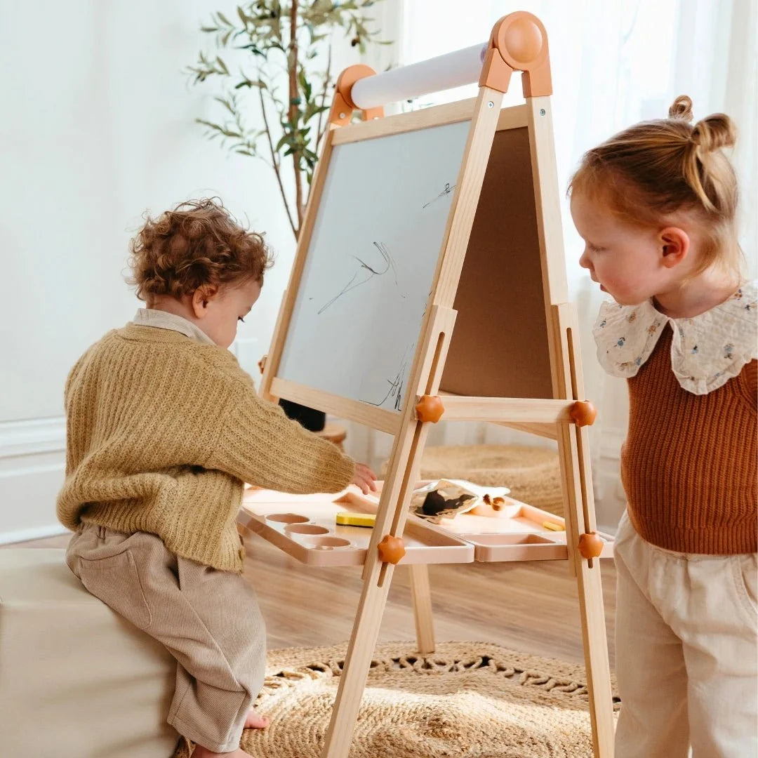 Tiny Land® Caramel Magnitales Easel for Kids