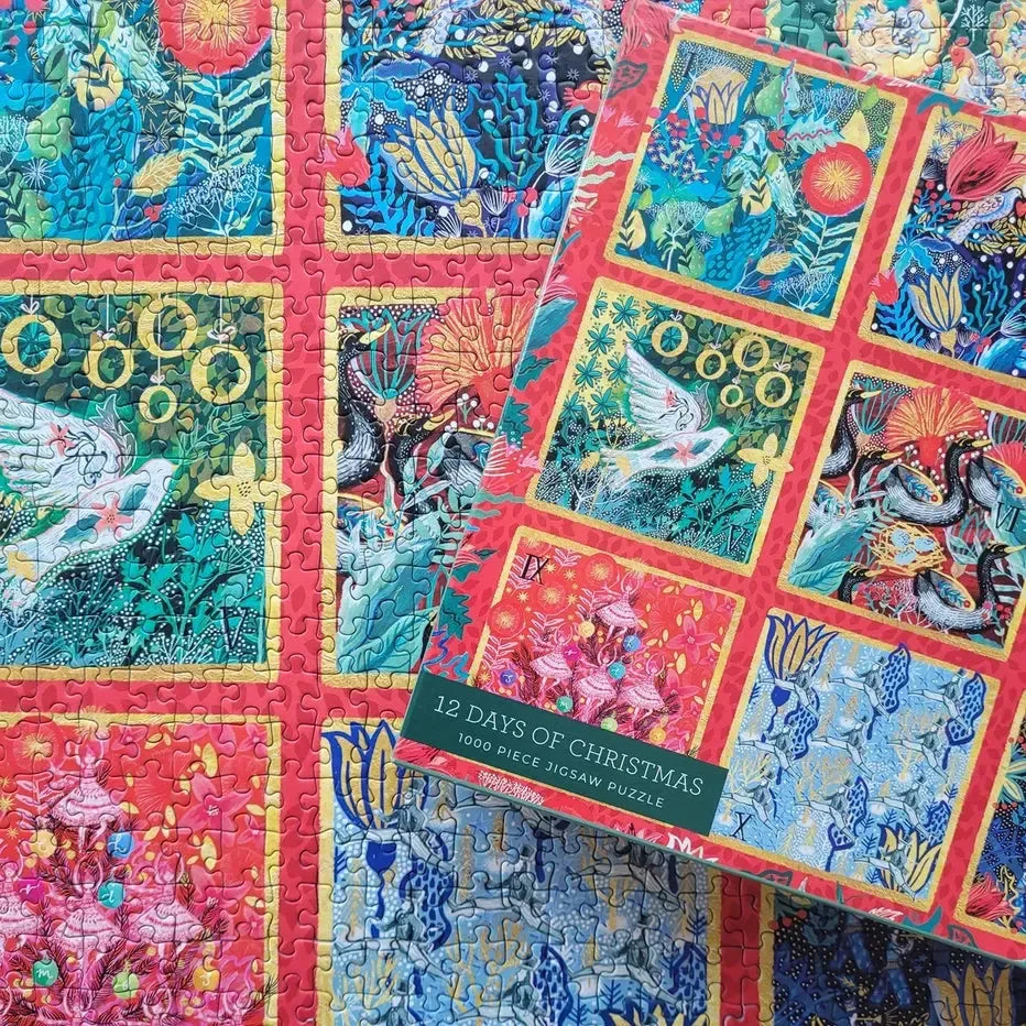 12 Days of Christmas 1000 Piece Jigsaw Puzzle Gibsons