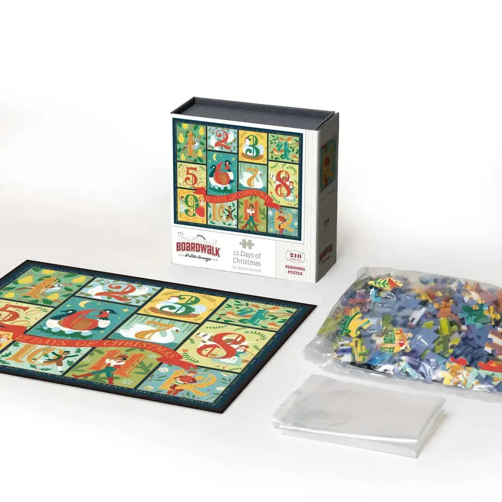 12 Days of Christmas 210 Piece Jigsaw Puzzle Boardwalk