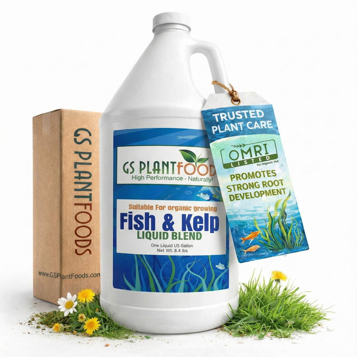 Fish and Kelp Fertilizer Organic Liquid Blend