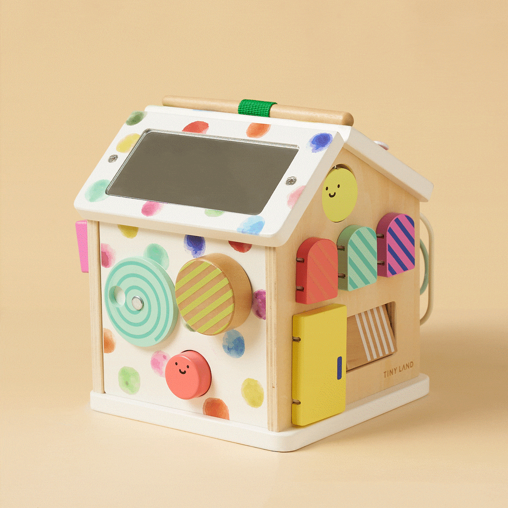 Tiny Land® Cottage Activity Cube - Rainbow