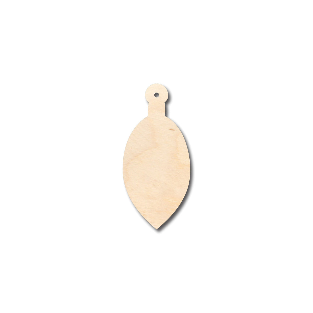 Unfinished Wood Christmas Ornament Egg Shape - Craft - up to 46" DIY