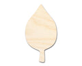 Unfinished Wood Simple Fall Leaf Shape | DIY Craft Cutout | up to 46" DIY