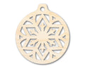 Unfinished Wood Snowflake Ornament Shape - Craft - up to 46" DIY