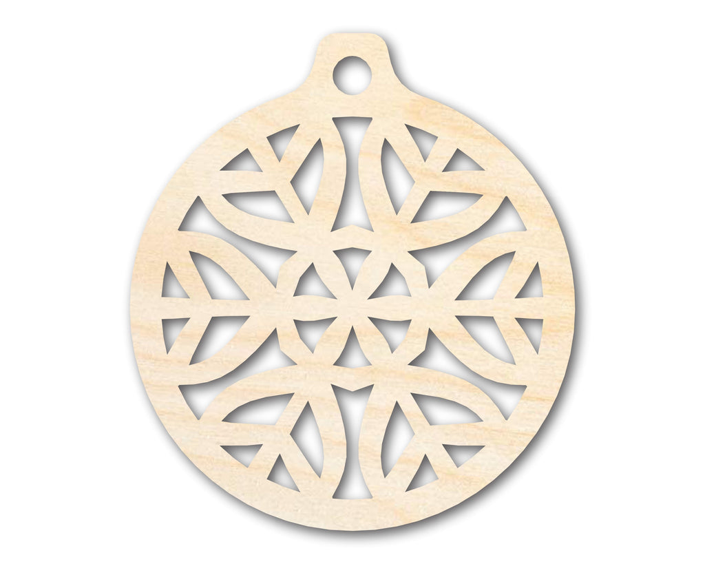 Unfinished Wood Origami Snowflake Ornament Shape - Craft - up to 46" DIY