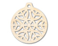 Unfinished Wood Origami Snowflake Ornament Shape - Craft - up to 46" DIY