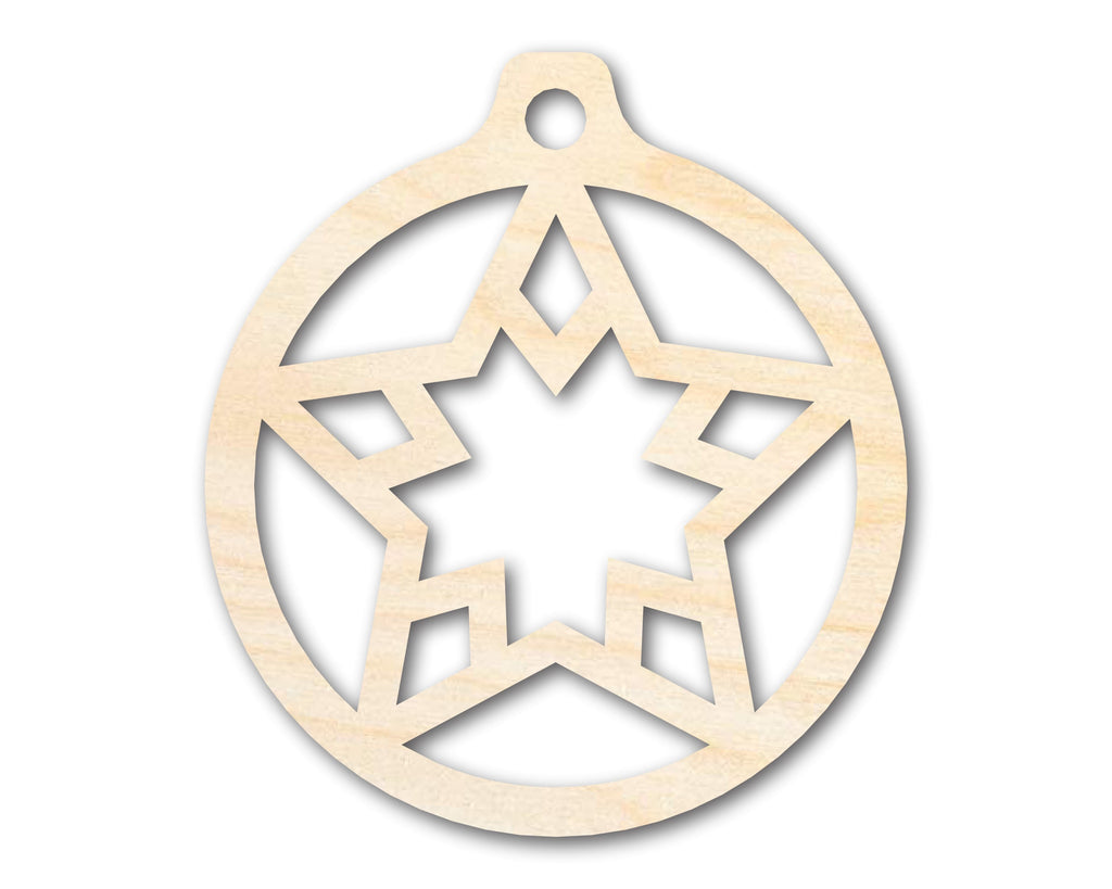 Unfinished Wood Star Ornament Shape - Craft - up to 46" DIY