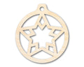 Unfinished Wood Star Ornament Shape - Craft - up to 46" DIY
