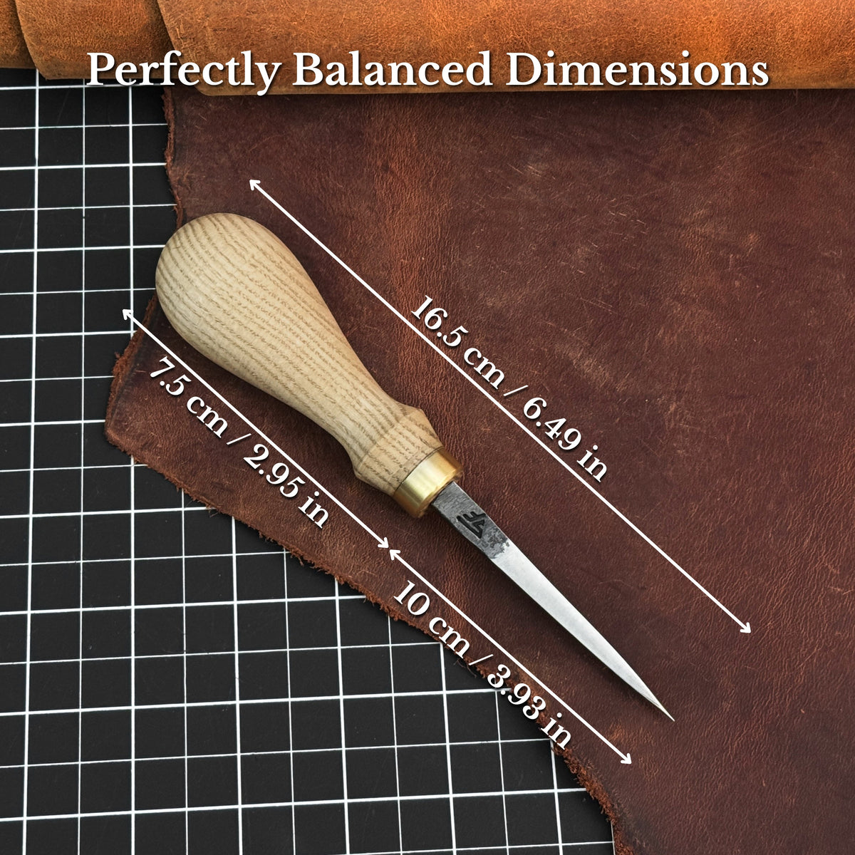 Hand-Forged Leather Awl