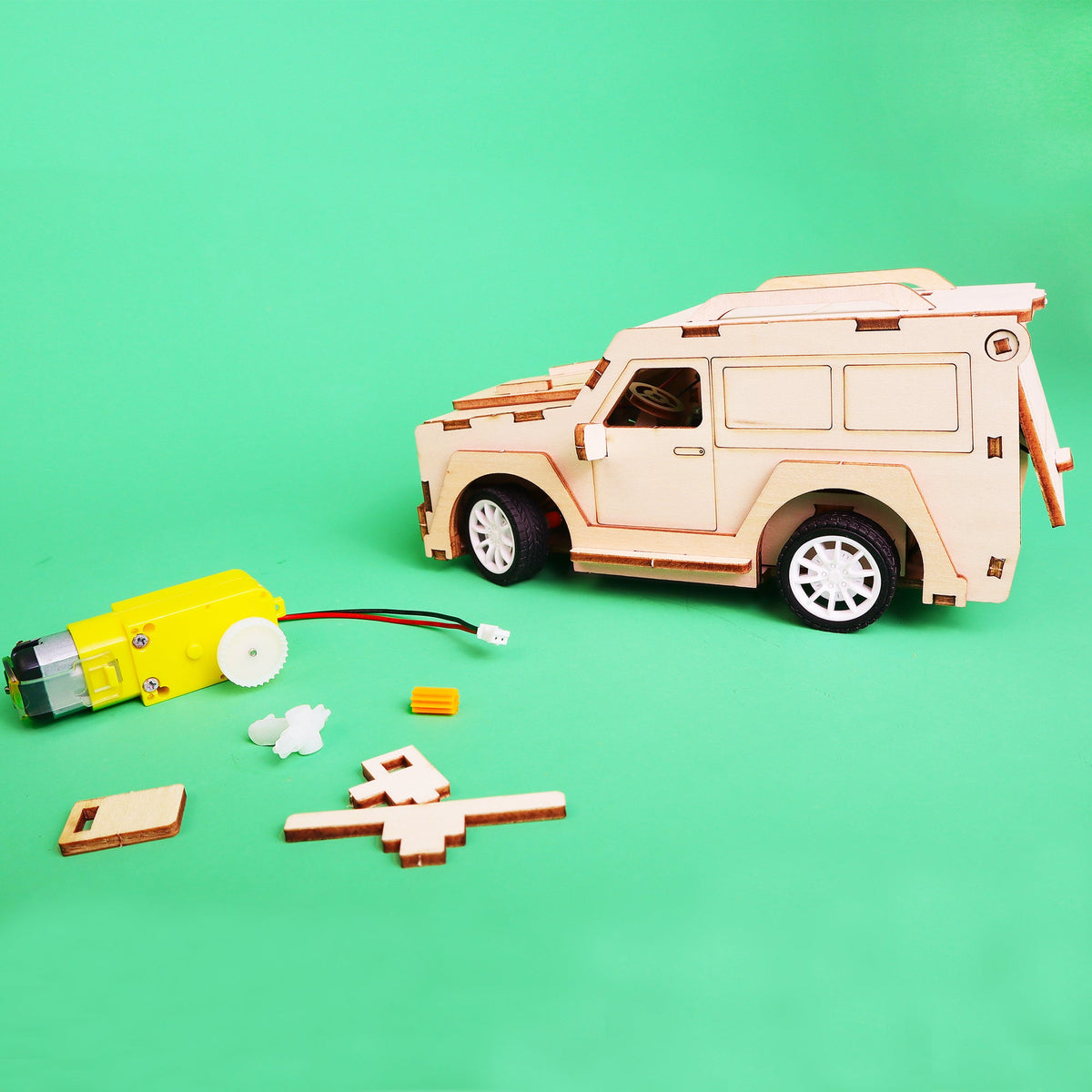 2.4 GHz RC SUV Car DIY Kit, Educational STEM Toy