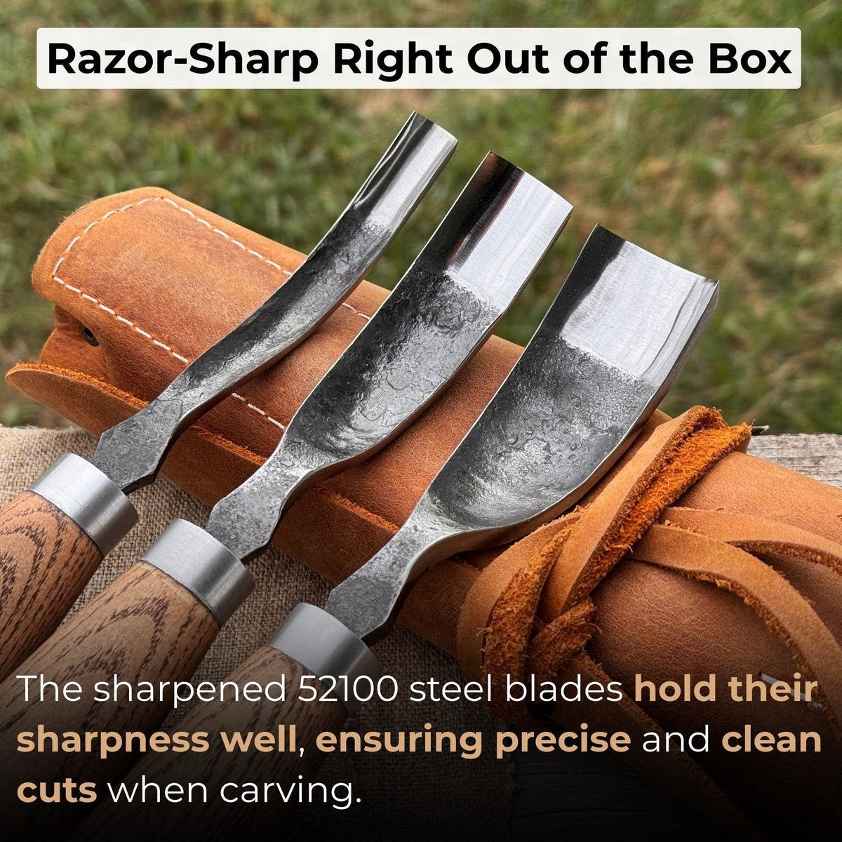 3-Piece Bent Gouge Set