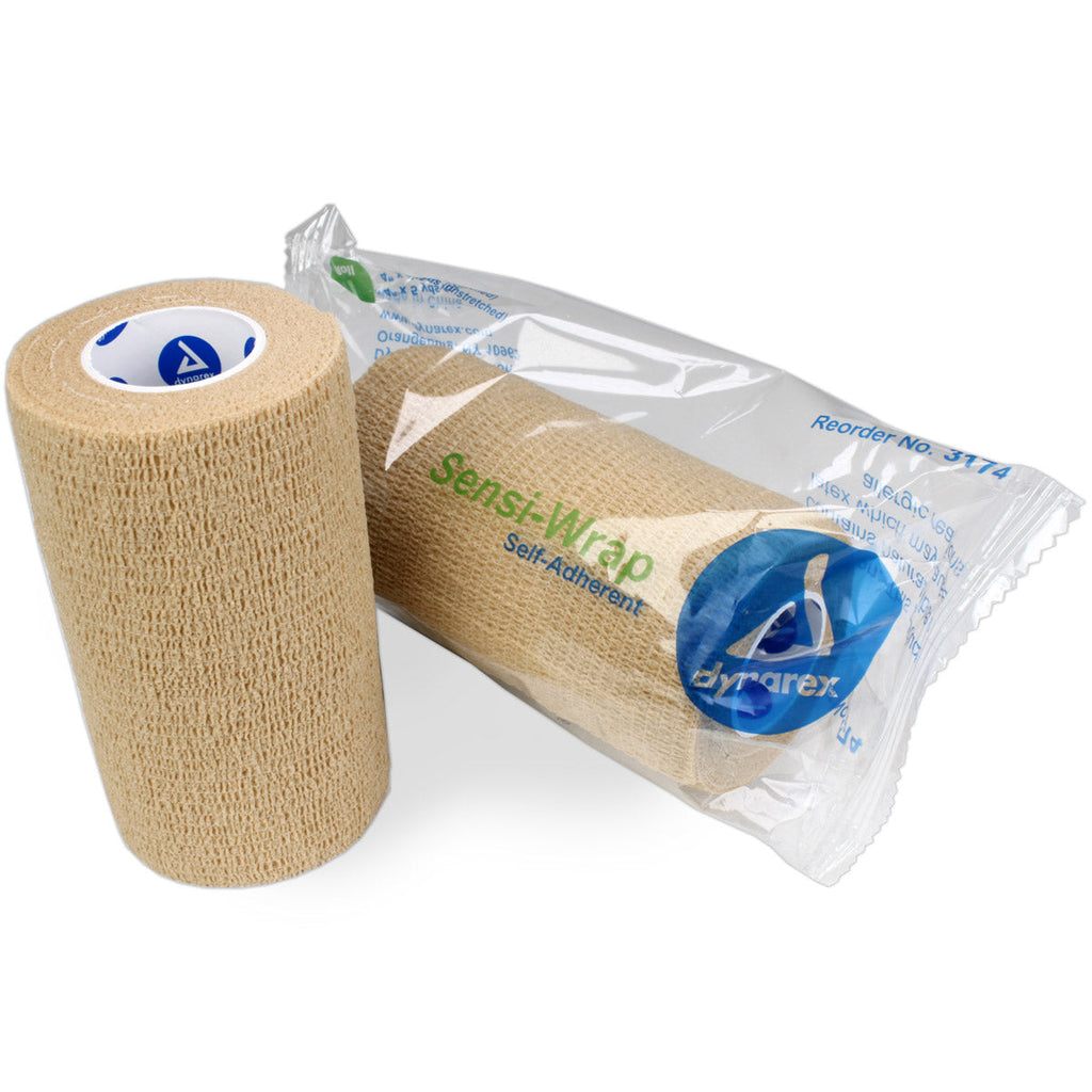 Sensi Wrap, Self-Adherent - 4" x 5 yds, Tan, 1 each