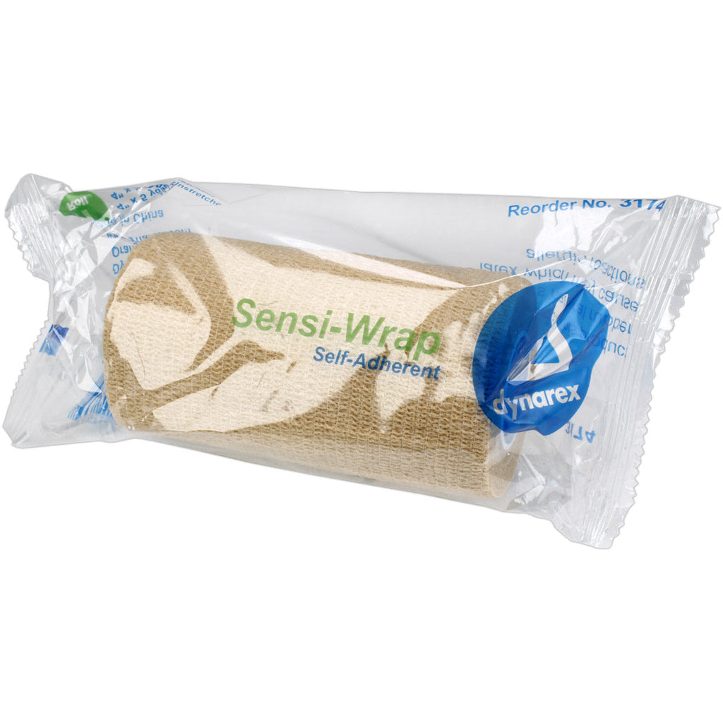 Sensi Wrap, Self-Adherent - 4" x 5 yds, Tan, 1 each