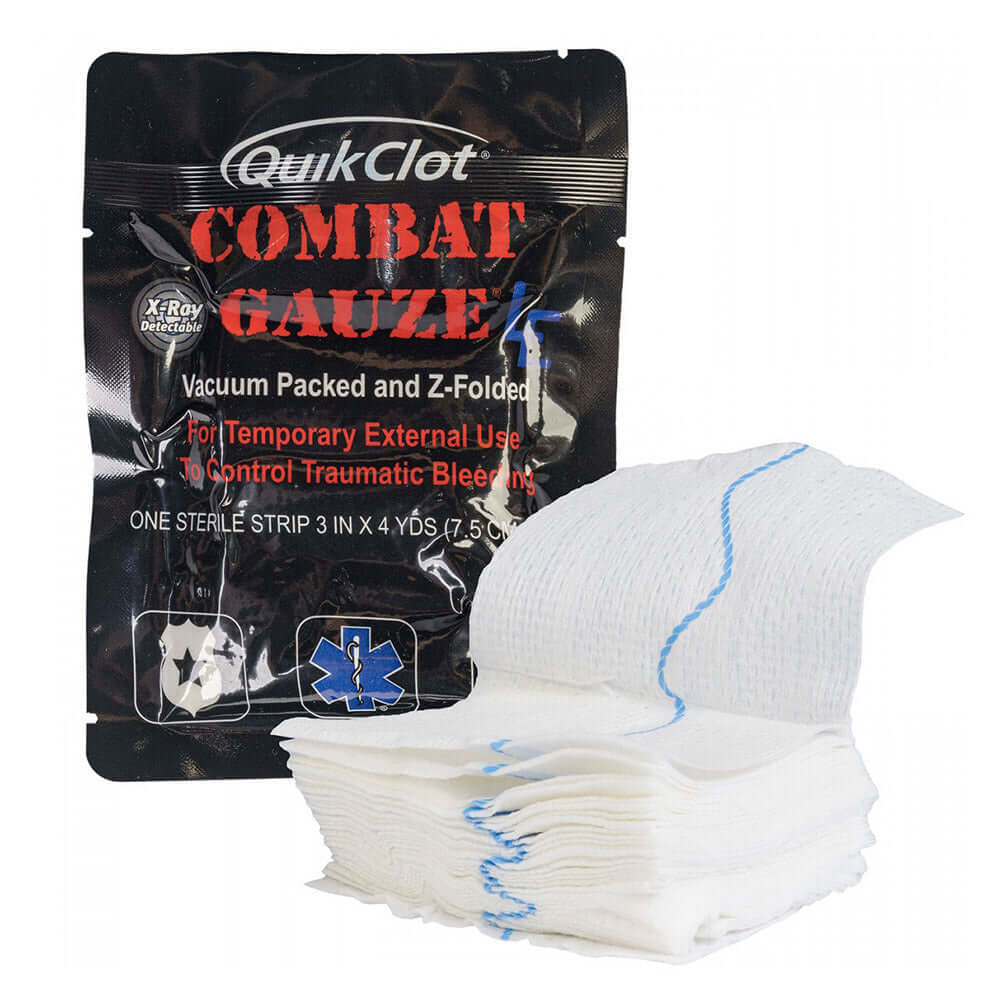 QuikClot Combat Gauze, Z-Fold, Law Enforcement