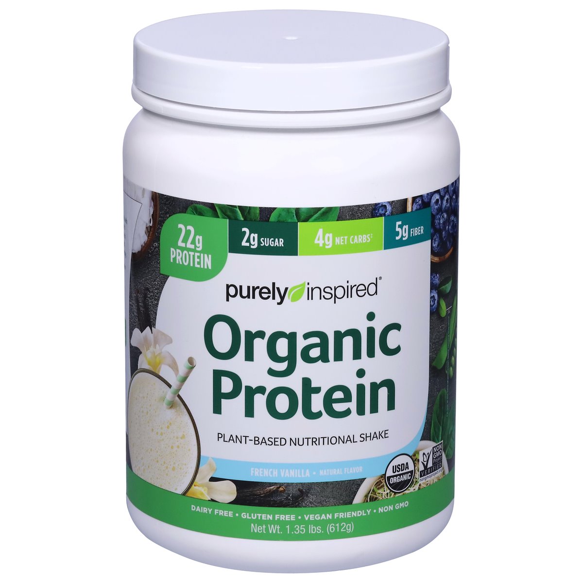 Purely Inspired® Organic Protein Plant-Based Nutritional Shake French Vanilla, 1.35 lb