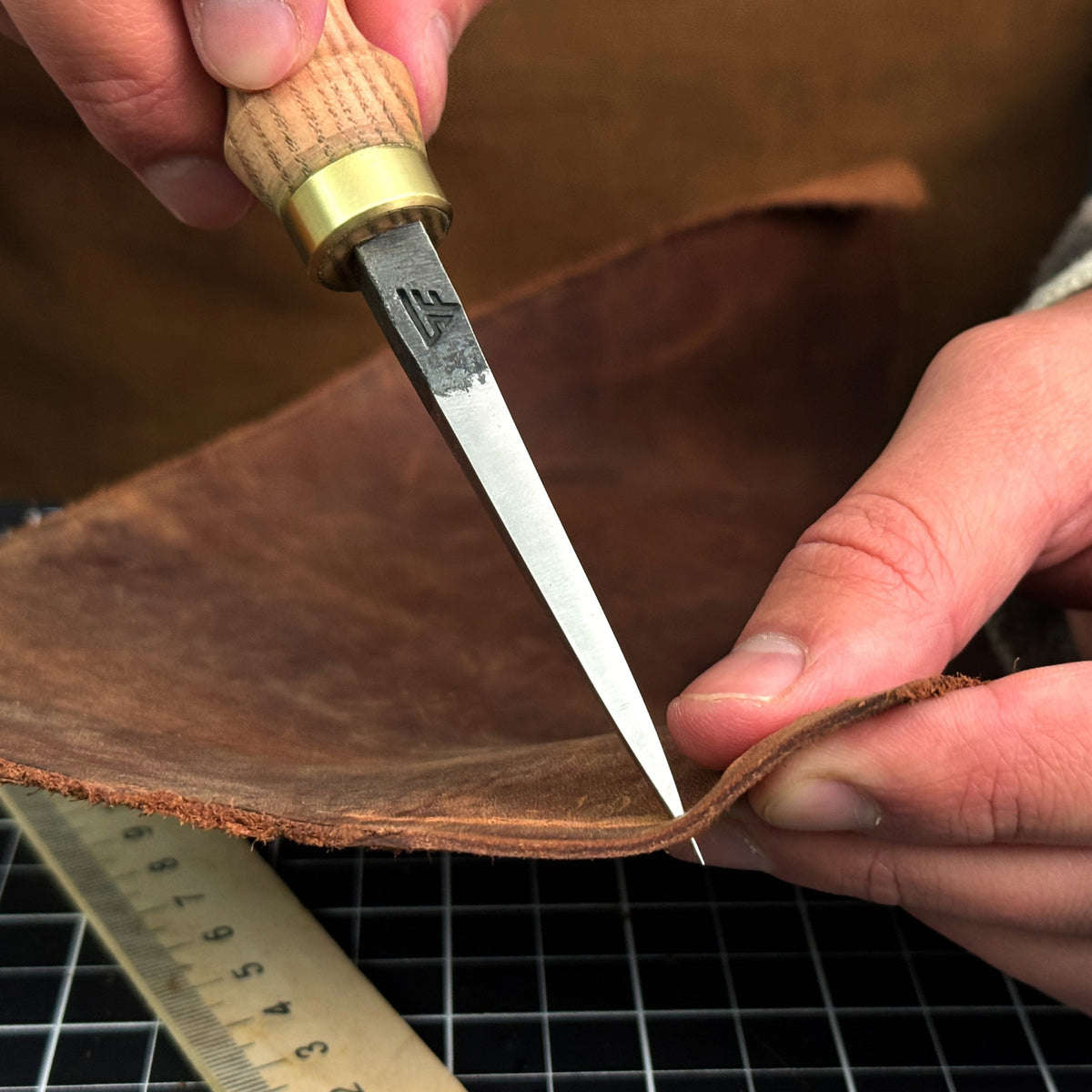 Hand-Forged Leather Awl
