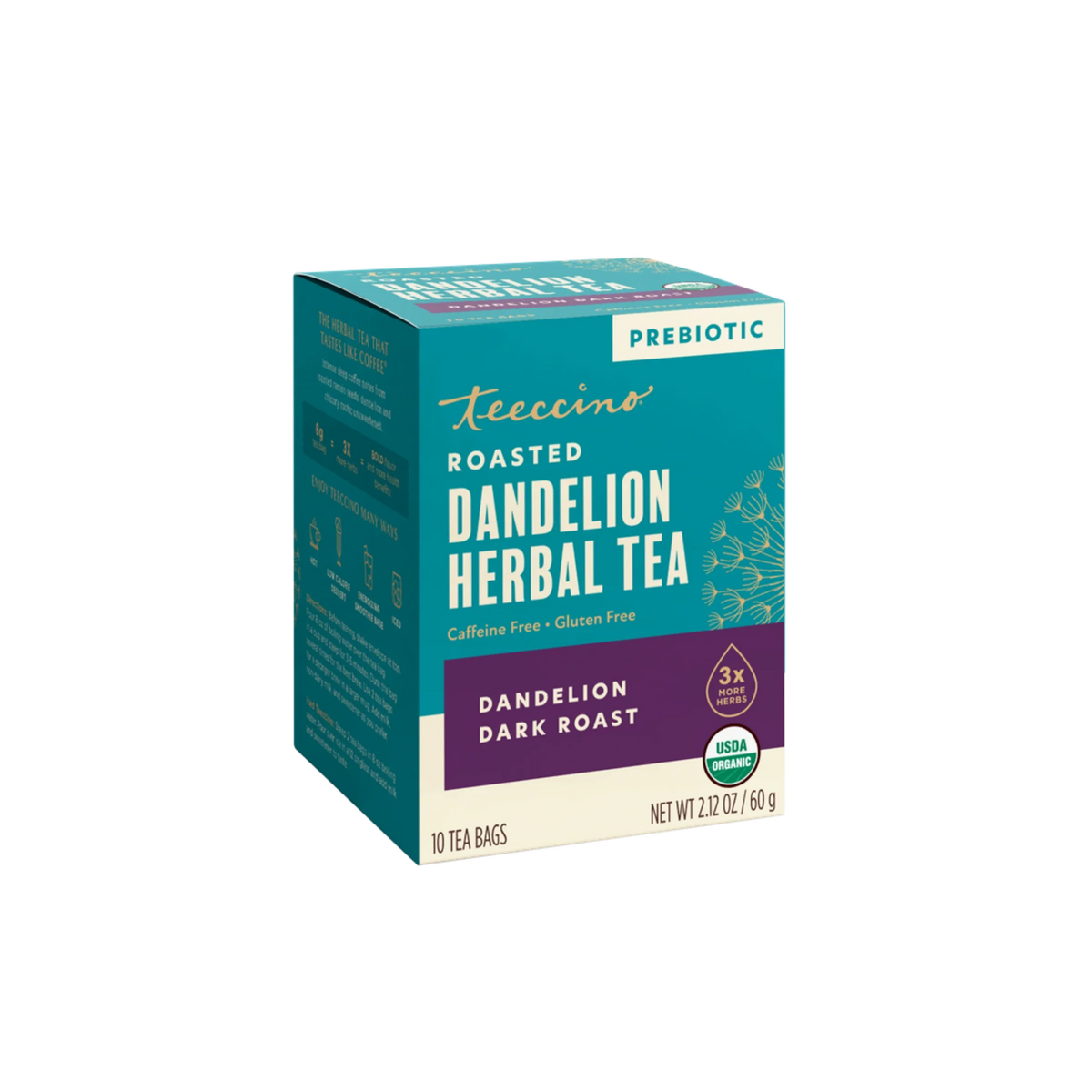 Dandelion Dark Roast Roasted Herbal Tea