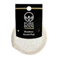 Pure Body Naturals Bamboo Facial Pad For Sensitive Skin