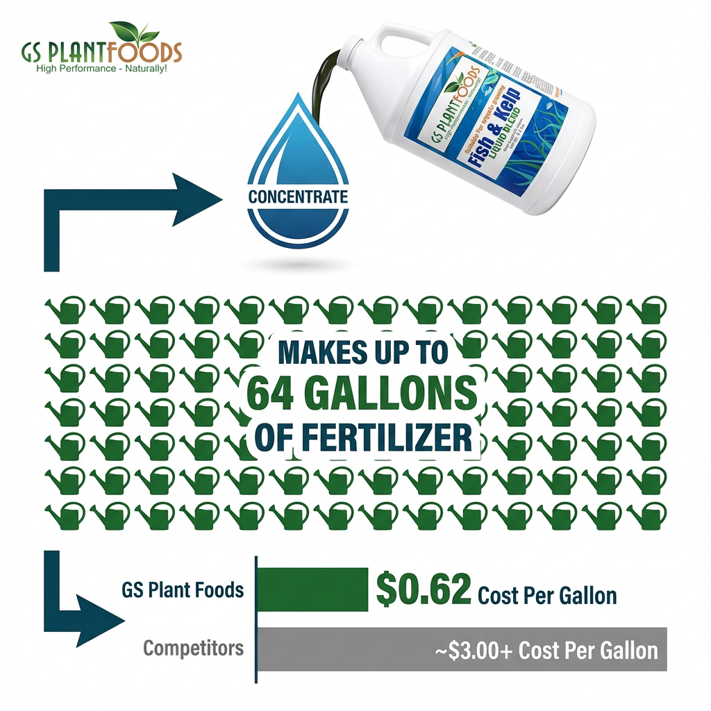 Fish and Kelp Fertilizer Organic Liquid Blend