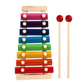 Tiny Tunes Rainbow Xylophone Wooden Musical Toy for Toddlers Ages 2 Plus Preschool Music Adventure