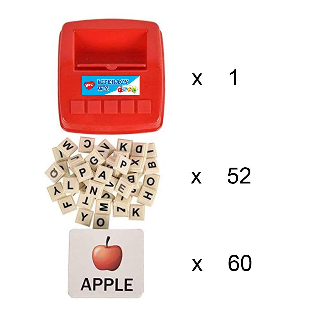Preschool Literacy Wiz Uppercase Flashcards