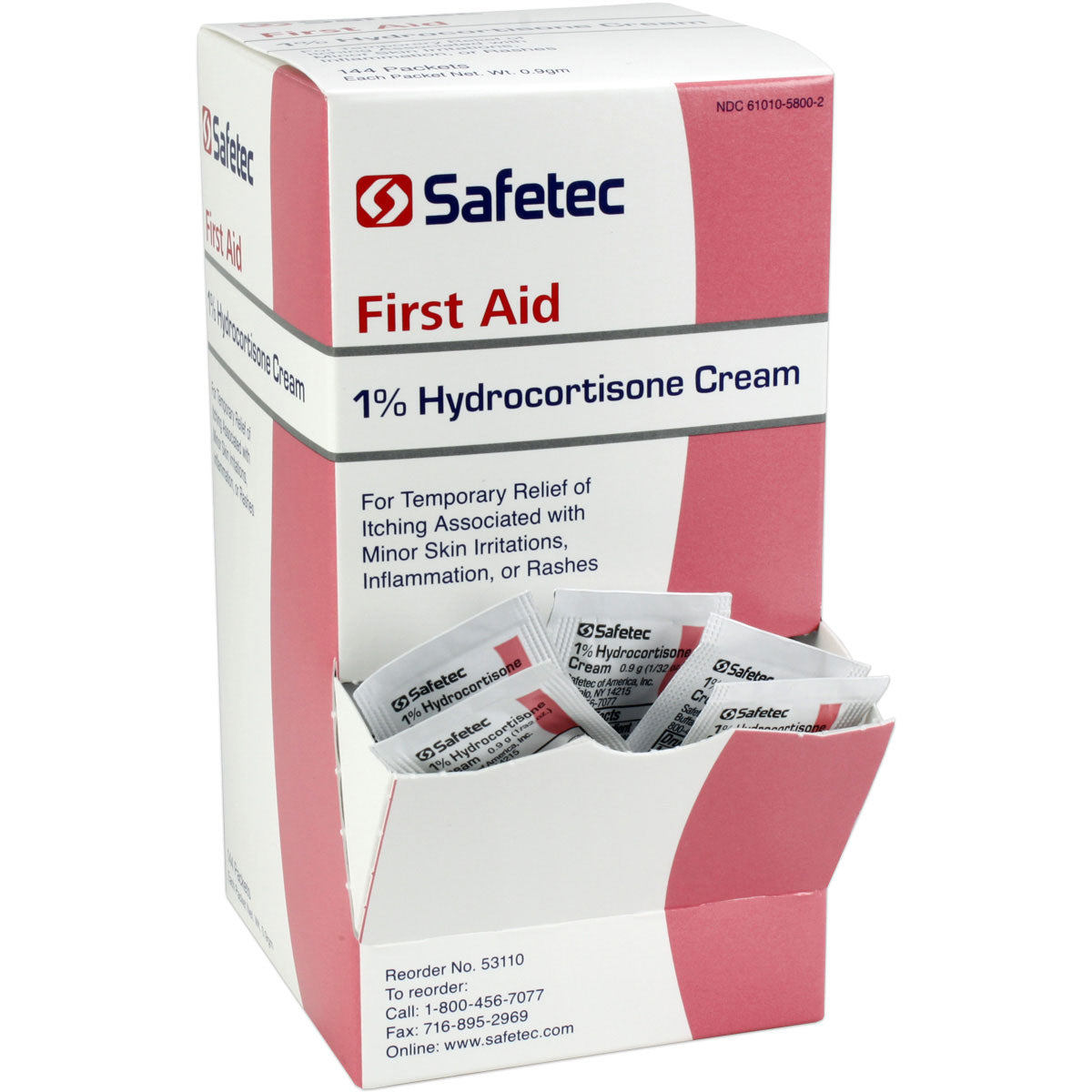 Hydrocortisone 0.9gm. Pouch, 144 per box