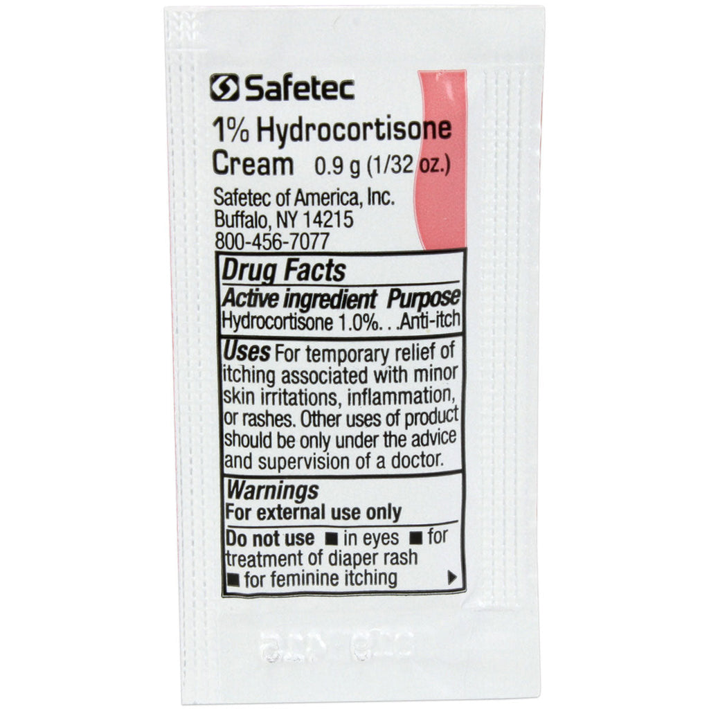 Hydrocortisone 0.9gm. Pouch, 144 per box