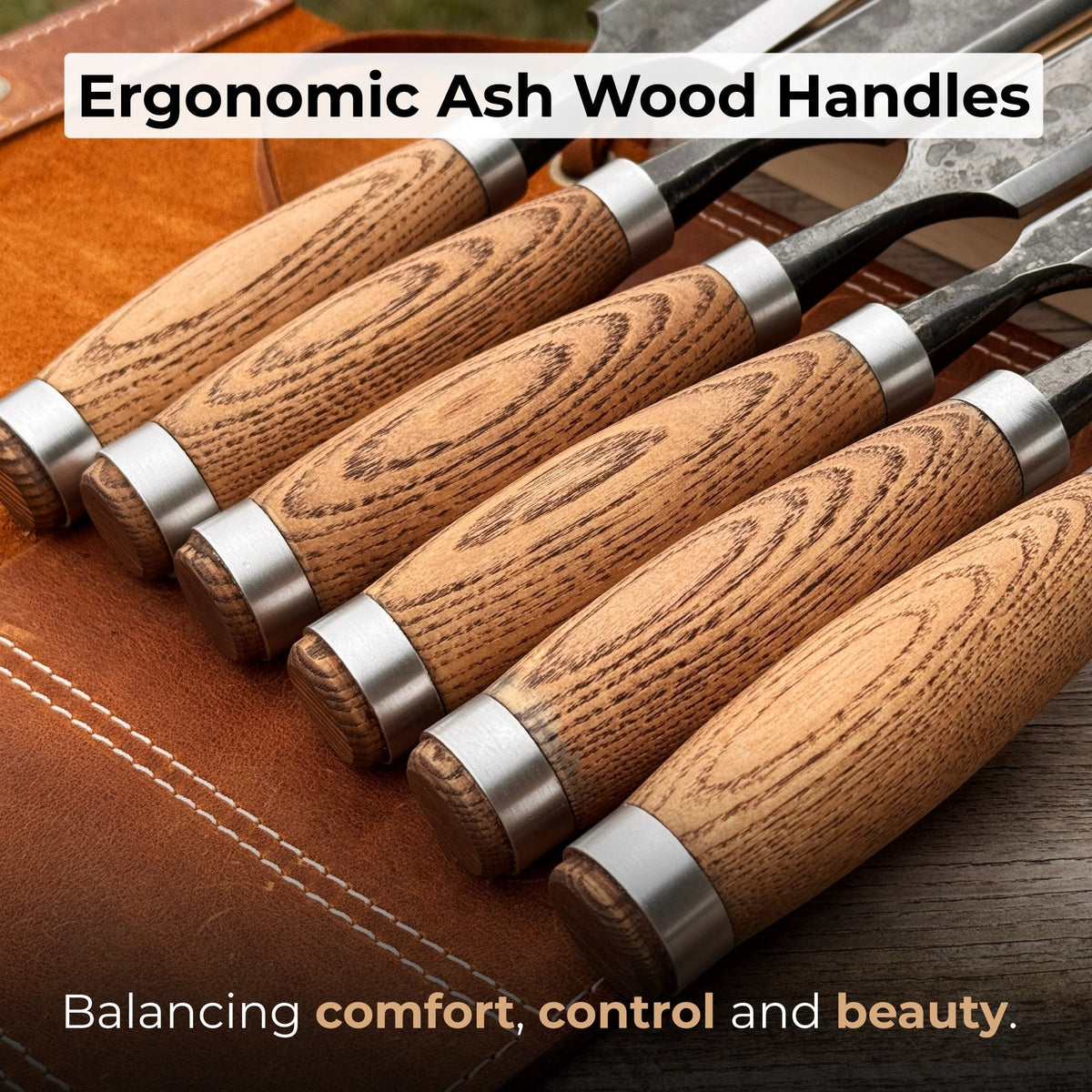 6-Piece Wood Carving Chisel Set