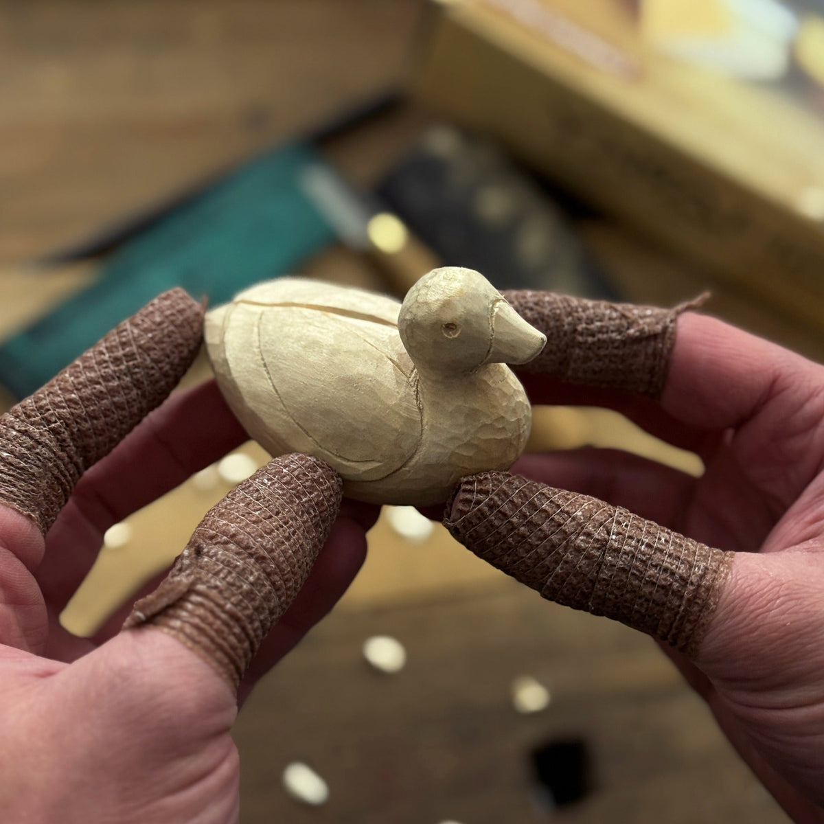 Duck Carving Kit - Complete Starter Whittling Kit for Beginners, Adults, Teens, and Kids