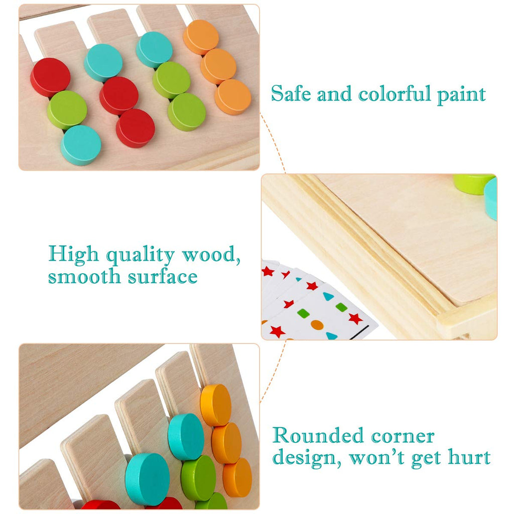 Color & Shape Matching Sliding Riddle