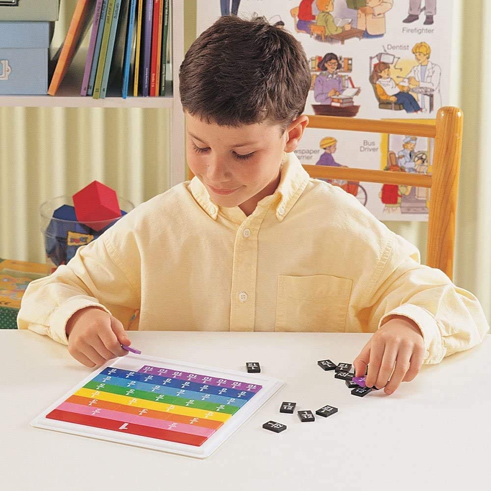 Multicolored Fraction Slides