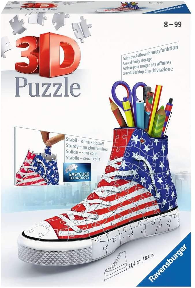 3D Shoe Stationery Holder Puzzle