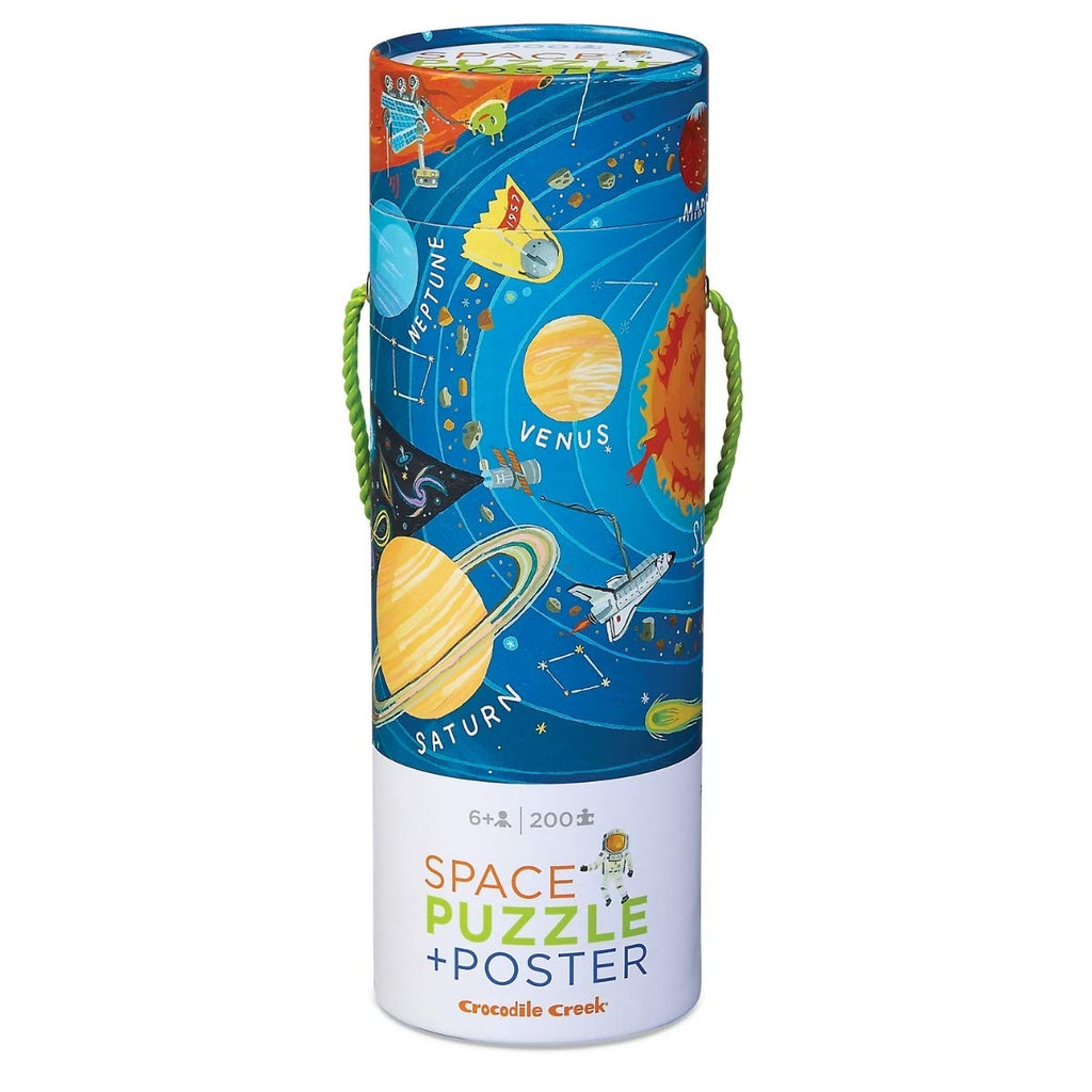 Space Explorer 200 Pieces Wall Poster Puzzle