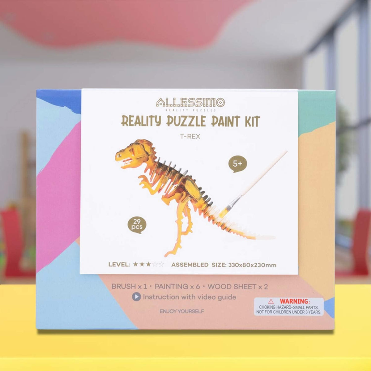 3D DIY T-Rex Puzzle
