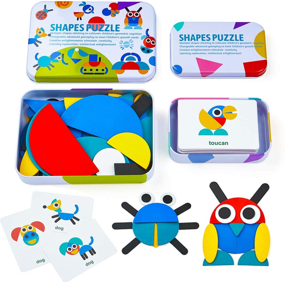 The Colorful Creatures Shapes Arranger