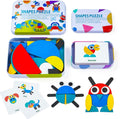 The Colorful Creatures Shapes Arranger
