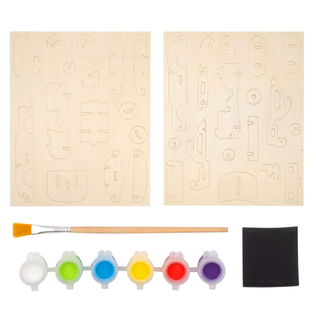 3D DIY Race Car Puzzle