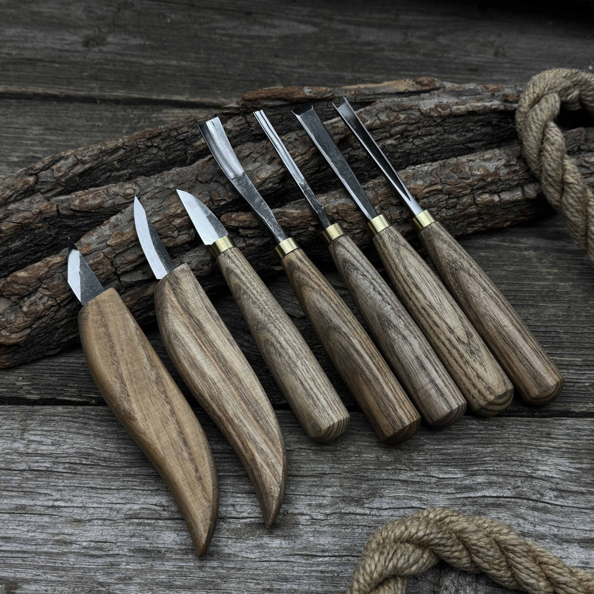 7-Piece Wood Carving Tool Set