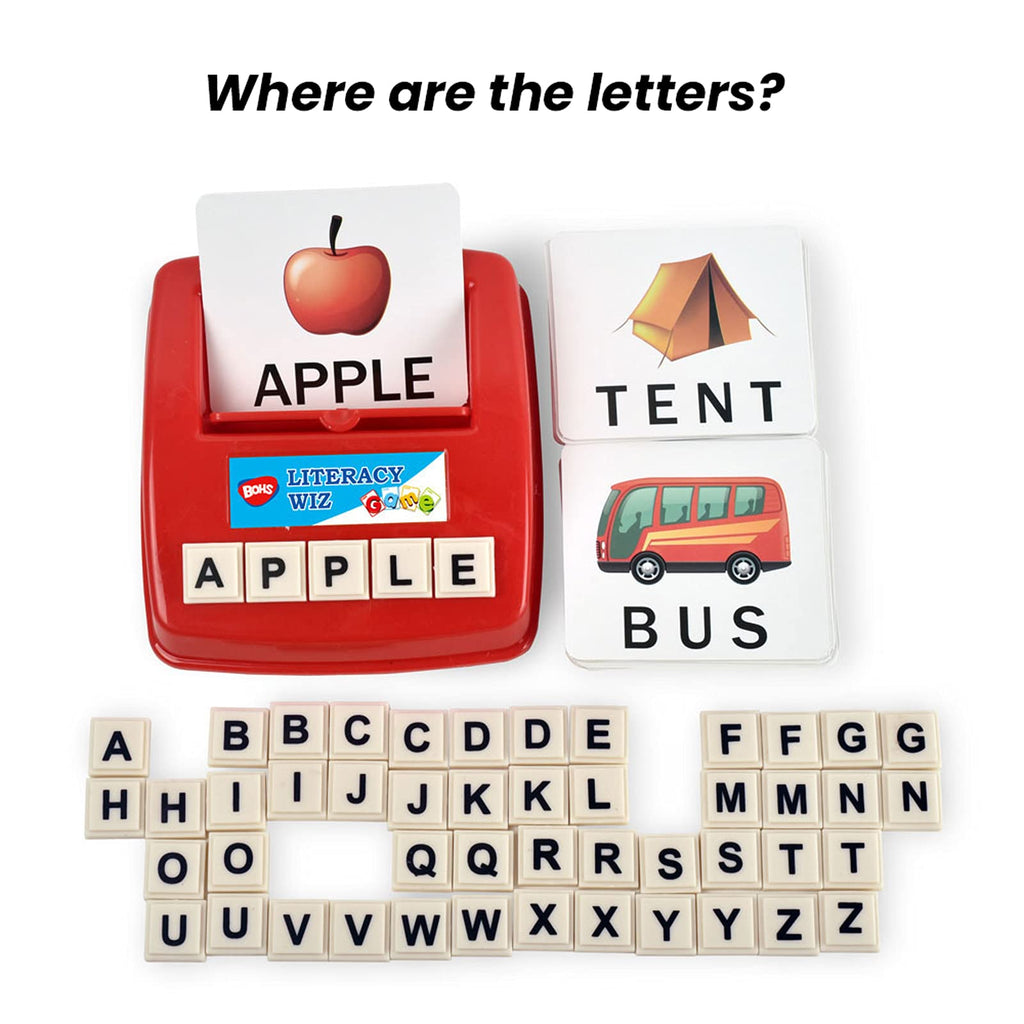 Preschool Literacy Wiz Uppercase Flashcards
