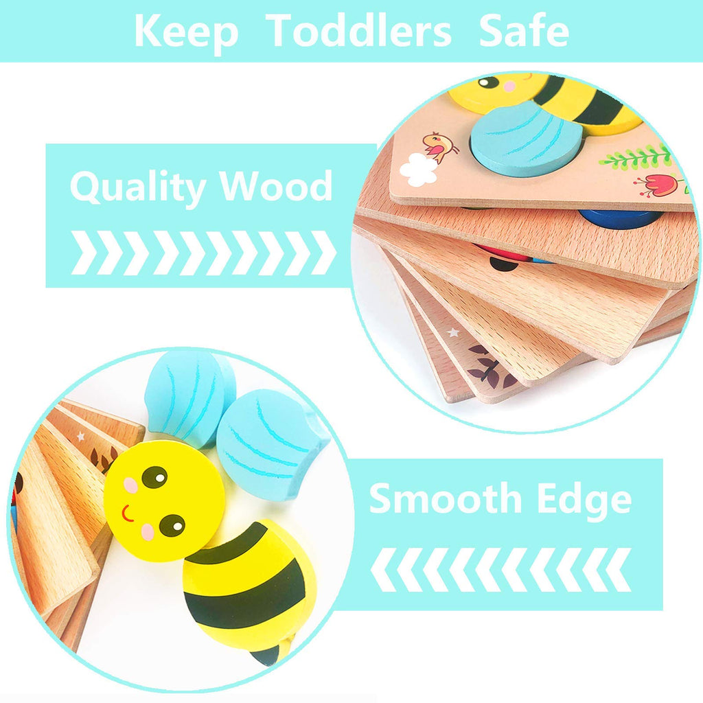 World of Animal Toddlers 6 Pack Puzzle