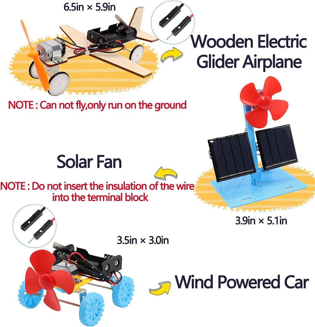 Kids Solar Power Learning Experiment Projects Set