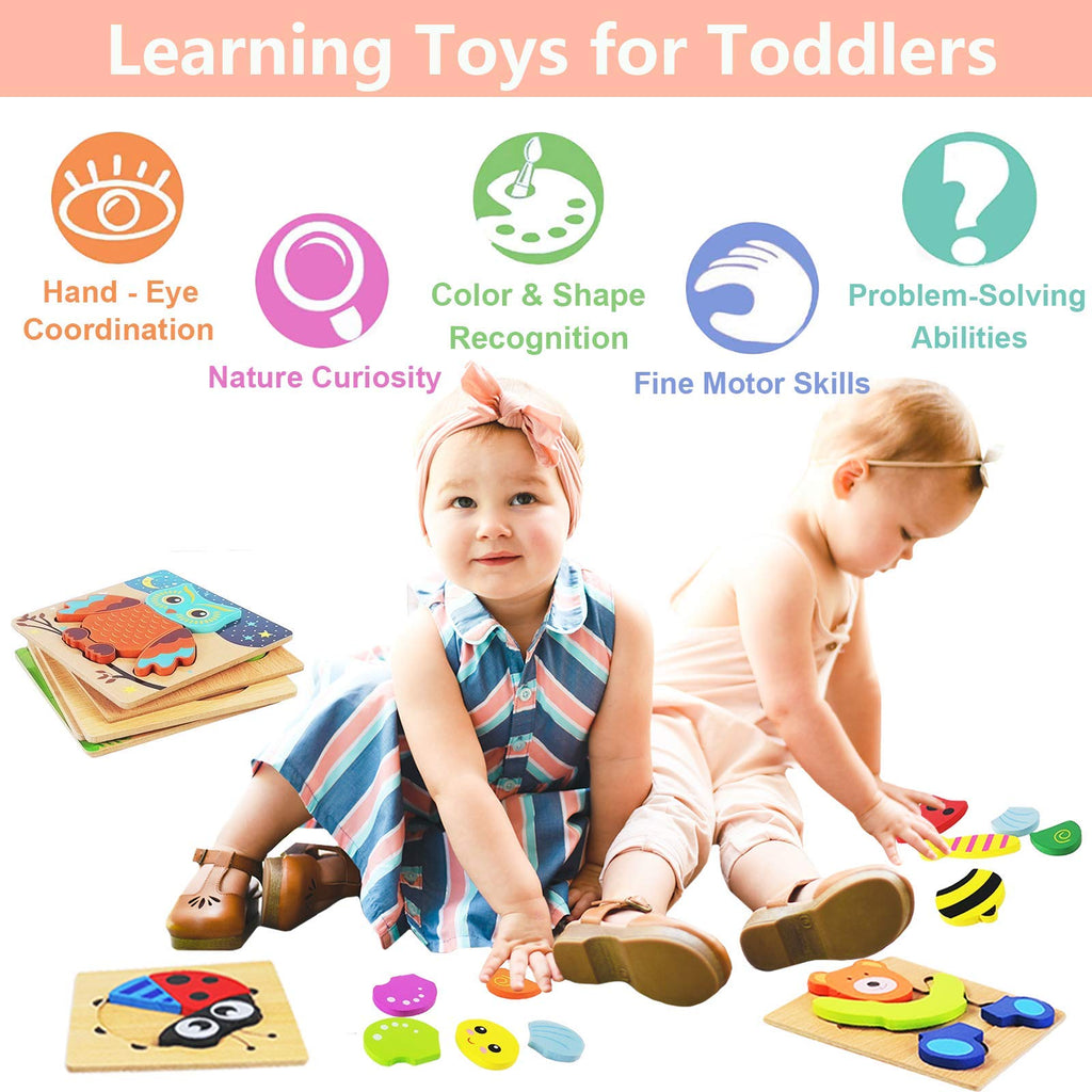 World of Animal Toddlers 6 Pack Puzzle