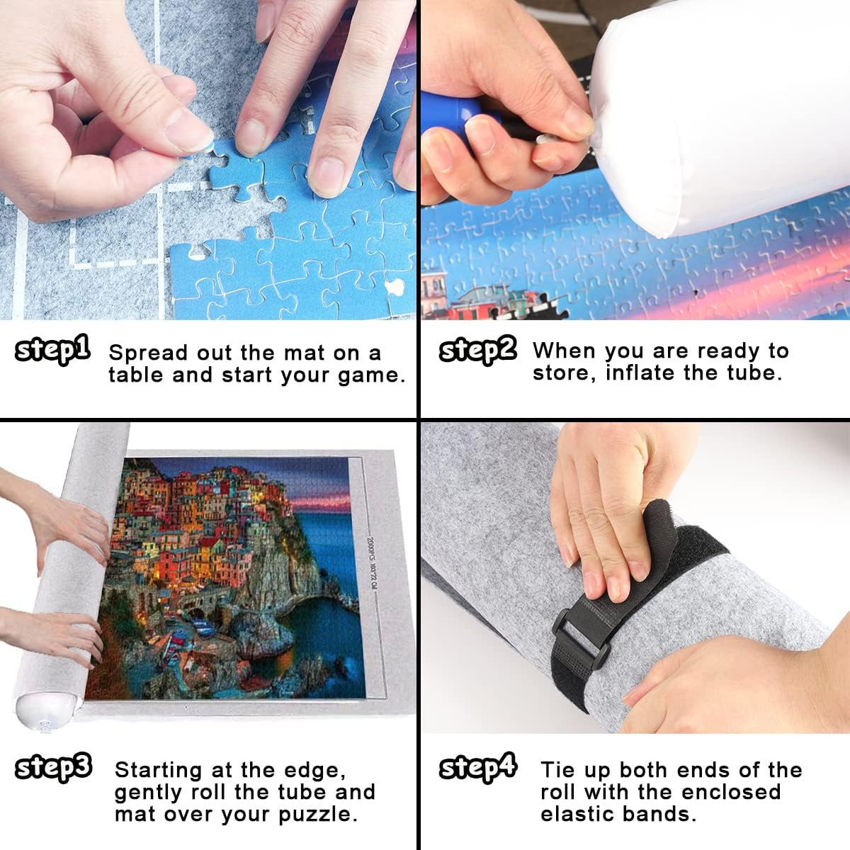 Puzzle Mat Roll Up On The Move