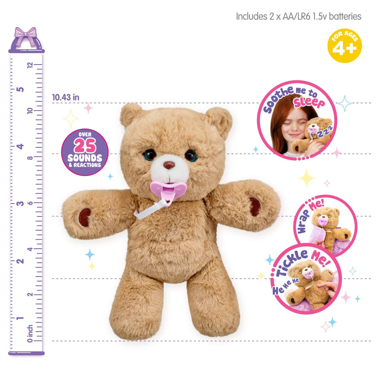 Interactive Cozy Teddy Bear