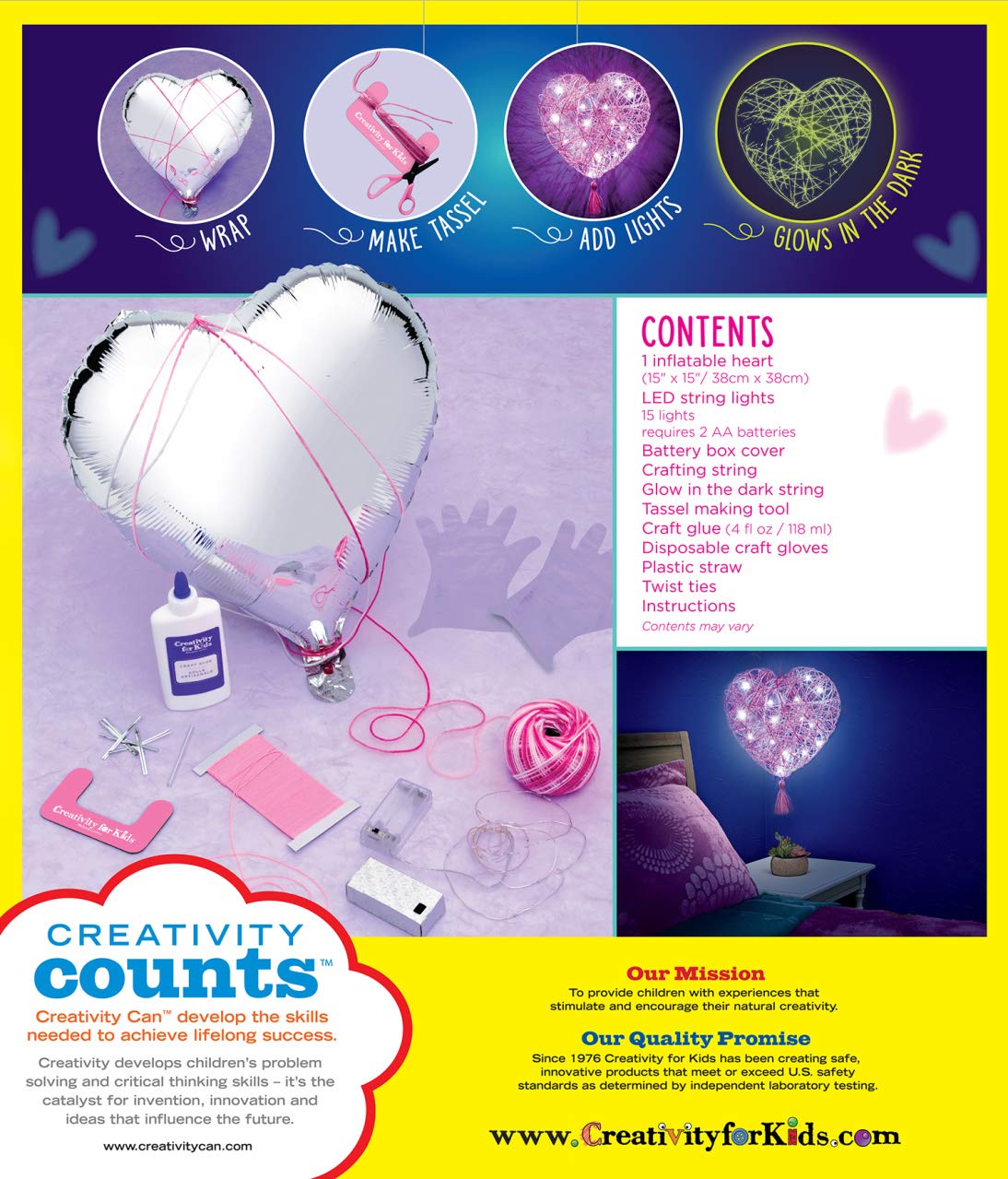 DIY Heart Light Lantern