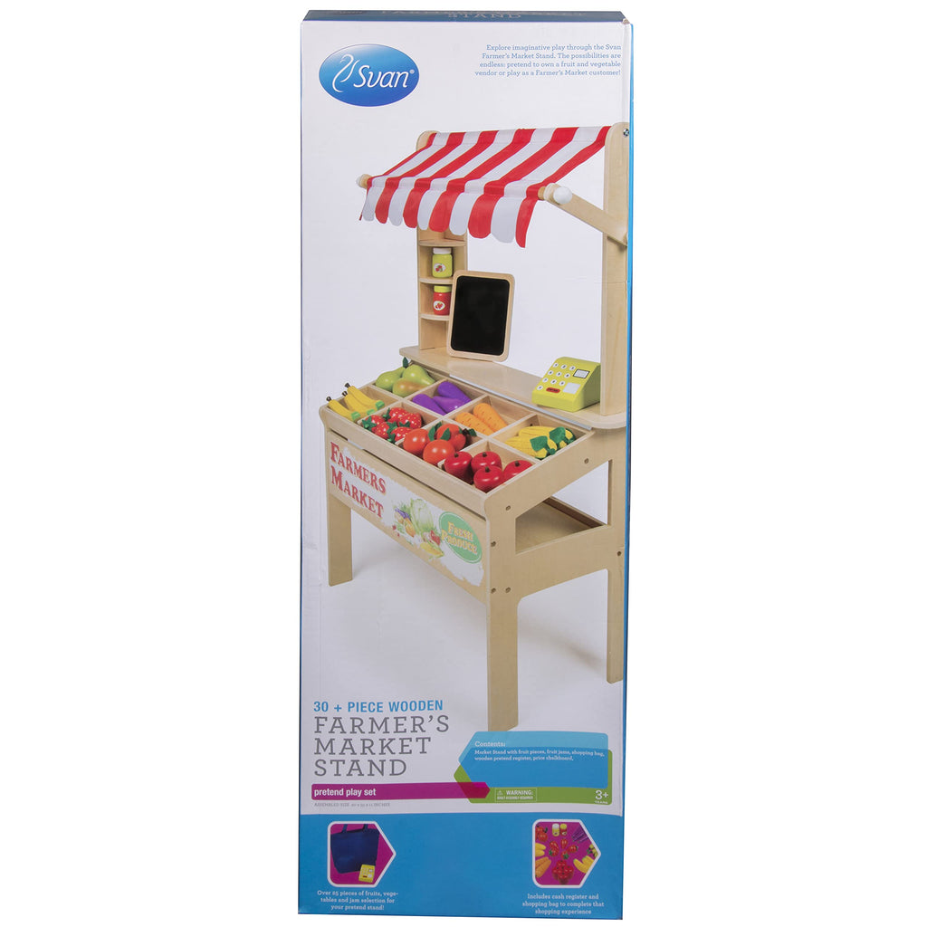 Wooden Farmers Market Stand