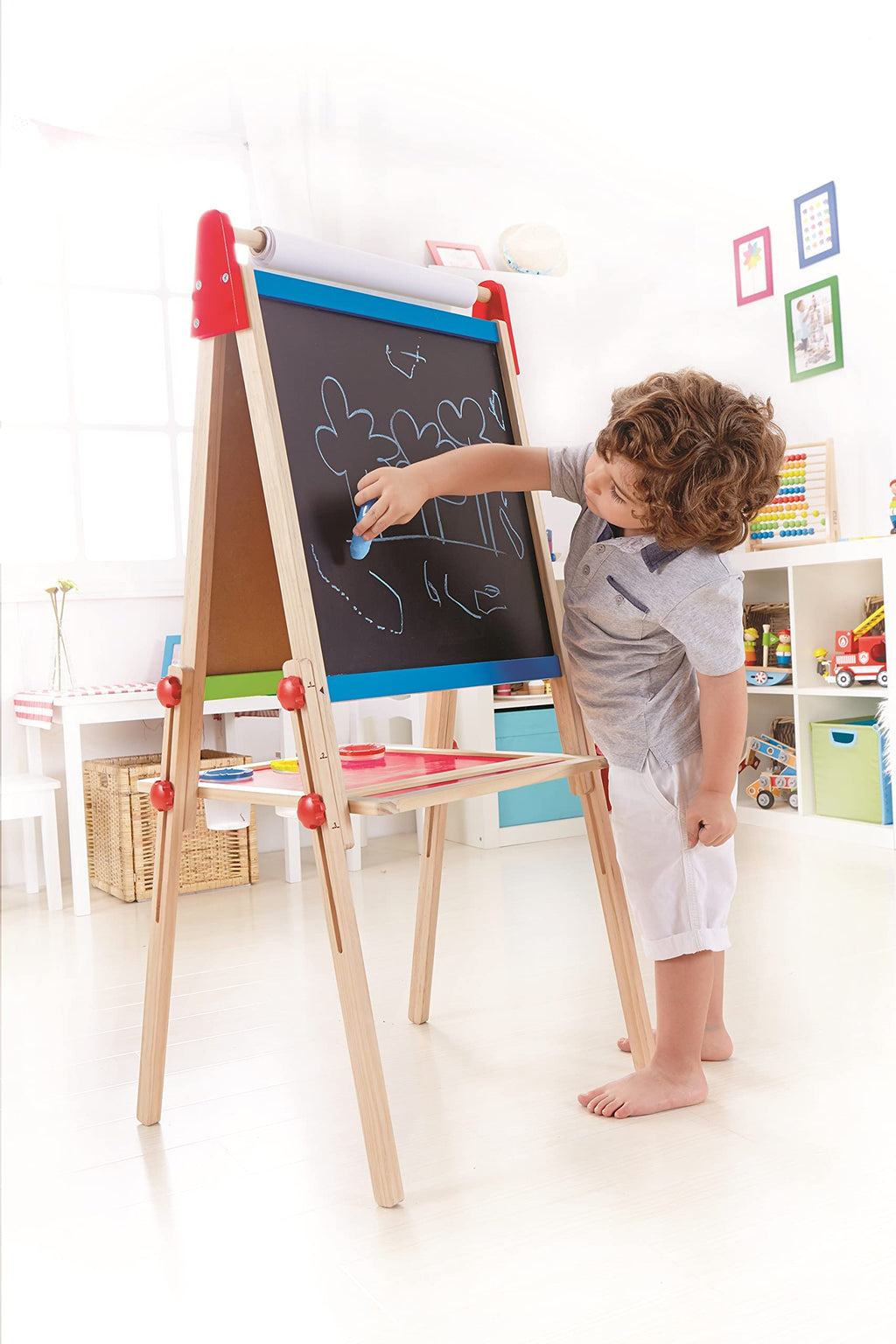 All-in-One Wooden Art Easel