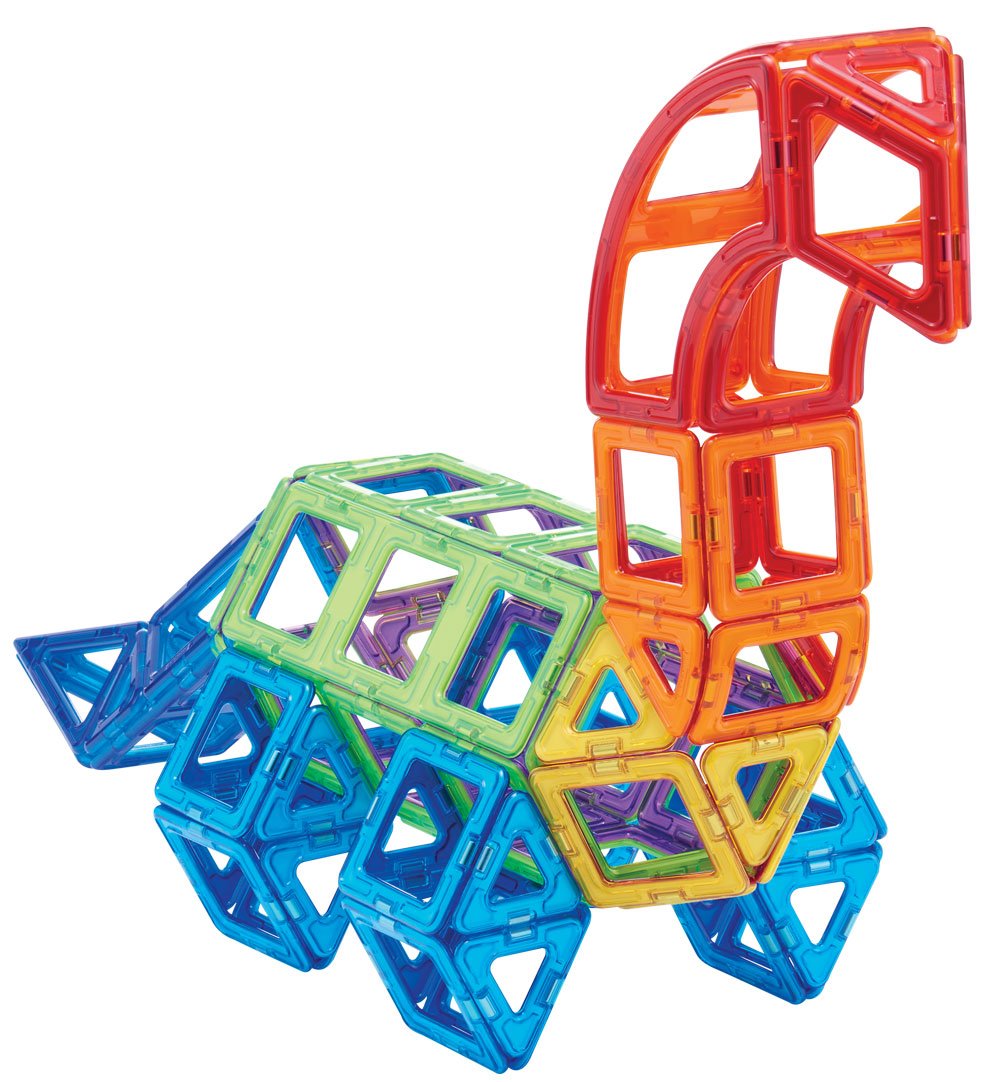 Super Educational Magnetic Geometric Tiles STEM Set